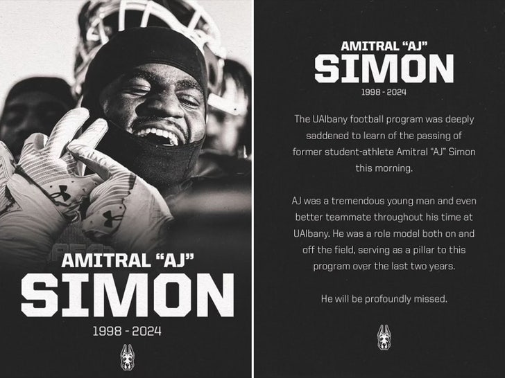 L'ancienne star du football d'Albany, AJ Simon, est décédée à 25 ans