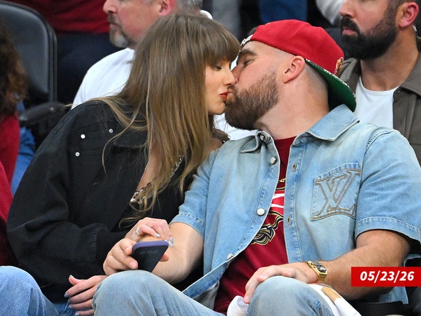 taylor swift and travis kelce getty