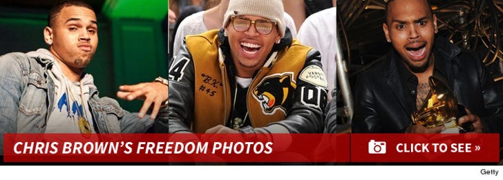 Chris Brown -- The Proud Papa