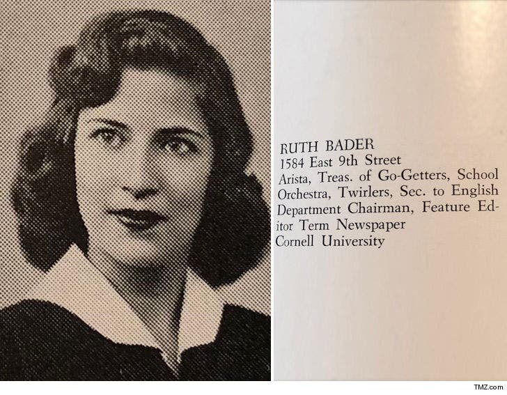 Ruth Bader Ginsburg Was a High School 'Twirler' :: 0904-ruth-bader-ginsburg-yearbook-photo-3