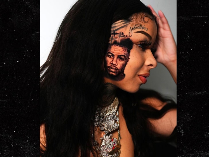 Chrisean rock gets new blueface tattoo. #celebrity #celebnews #popcult... |  TikTok