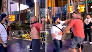 Fight Breaks Out on Vegas Strip After Racism Allegation Sparked by Tattoo