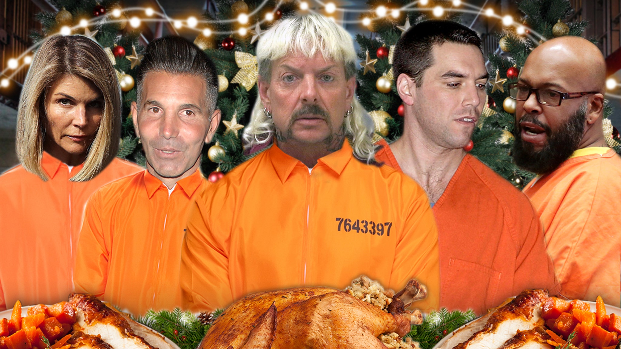 2020 Christmas Prison Meals Revealed for Celebrity Prisoners