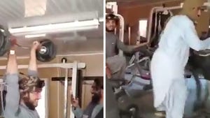 Taliban Discovers Gym, Tests Equipment Inside Presidential Palace in Kabul