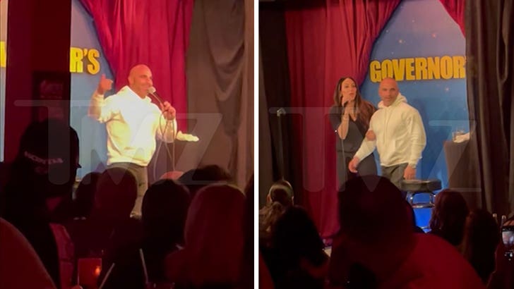 La estrella de ‘RHONJ’ Joe Gorga maldice a la multitud durante una comedia stand-up