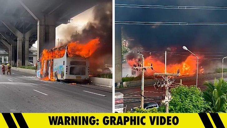 Twenty-three People Dead After Thailand Bus Goes Up in Flames