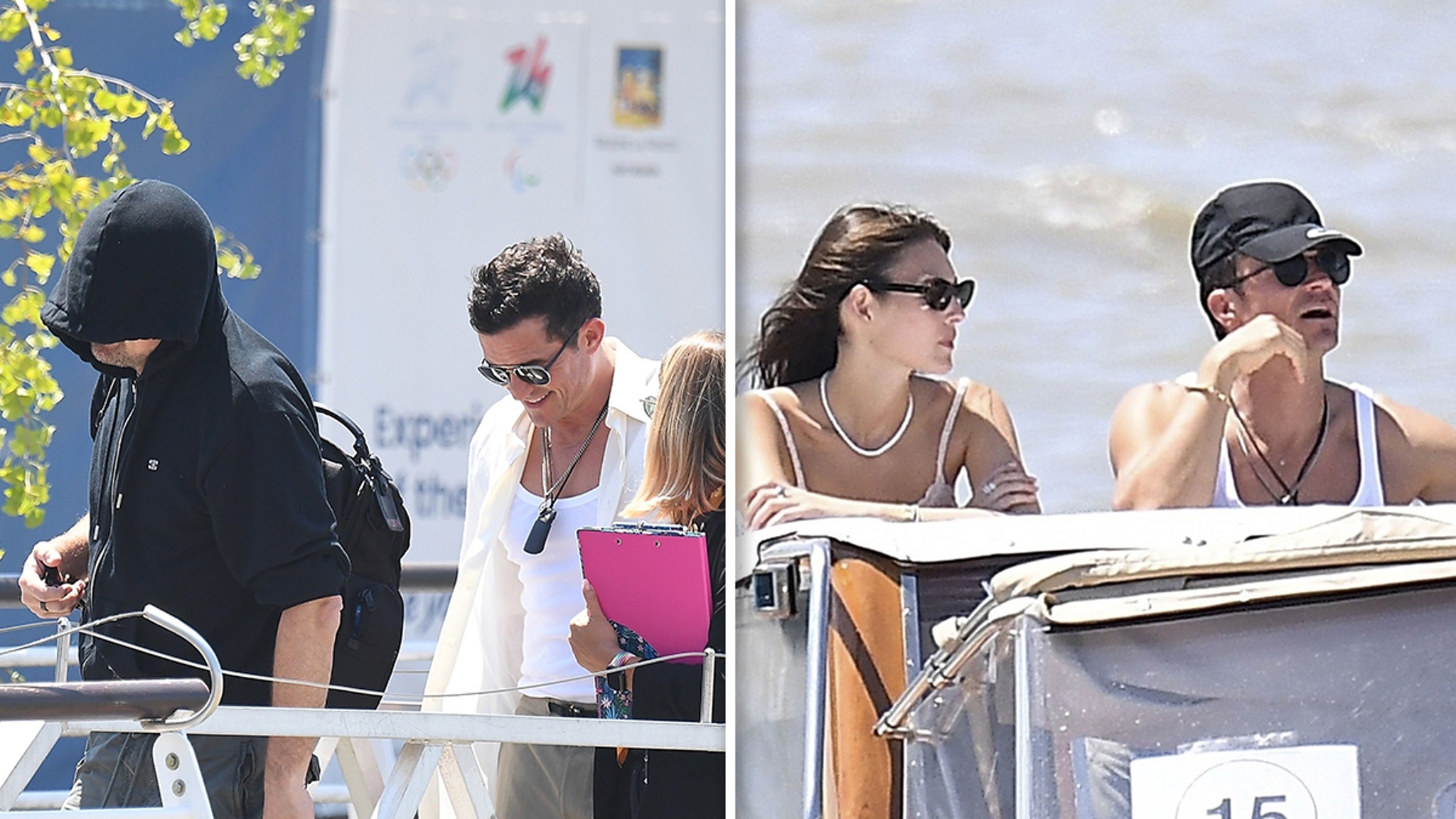 Leonardo DiCaprio and Orlando Bloom Depart Venice After Bezos Wedding