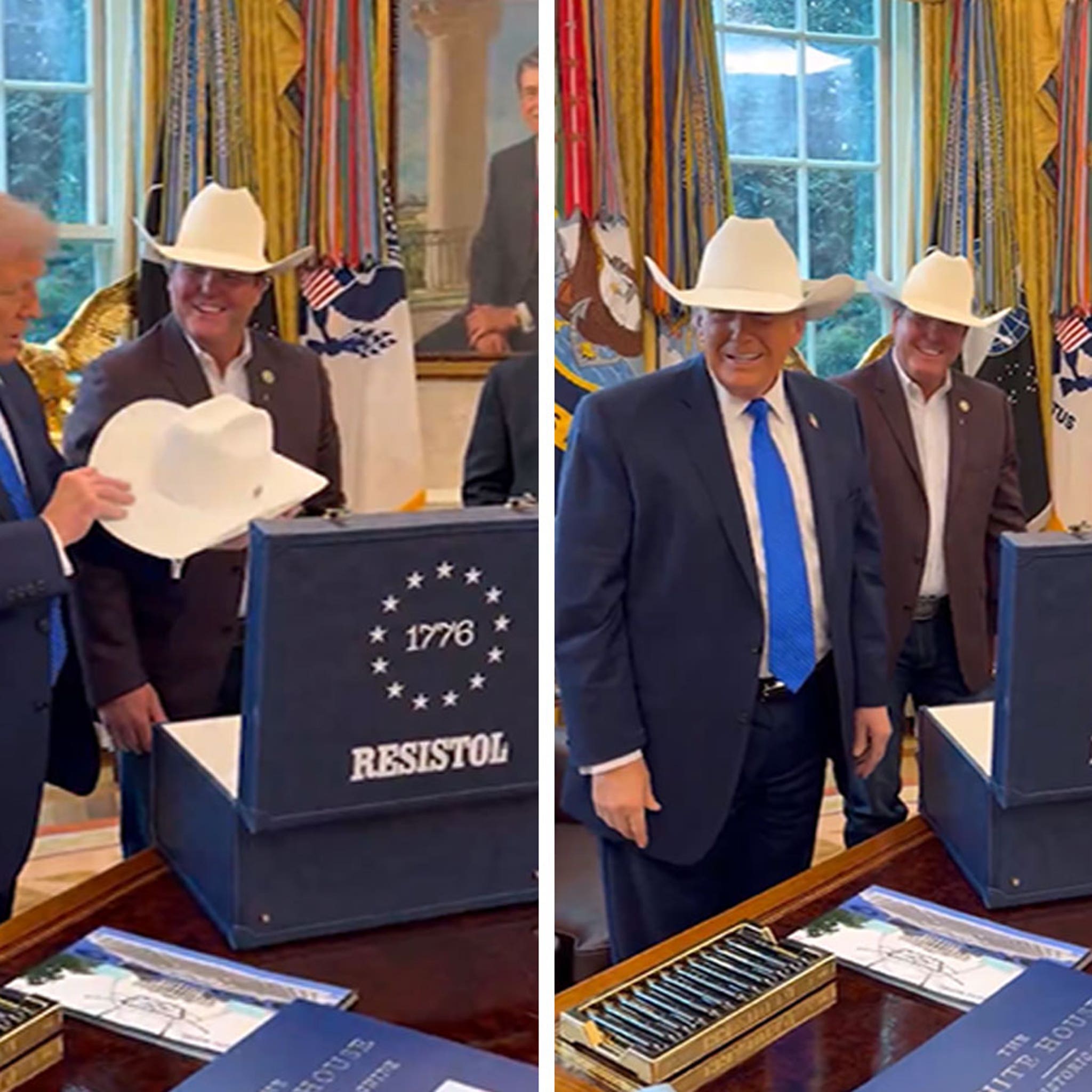 6993 Trump Vance Cowboy Hat Thank you President Trump! #StickWithSid main image 2