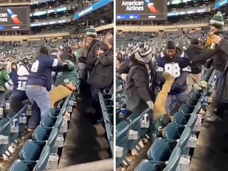 CeeDee Lamb Fan Punches Eagles Supporters During Blowout Game