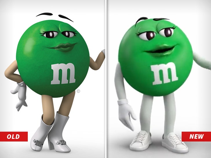 m&m green before and after