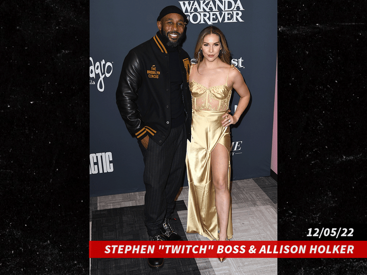 Stefano "contrazione" Boss (L) e Allison Holker