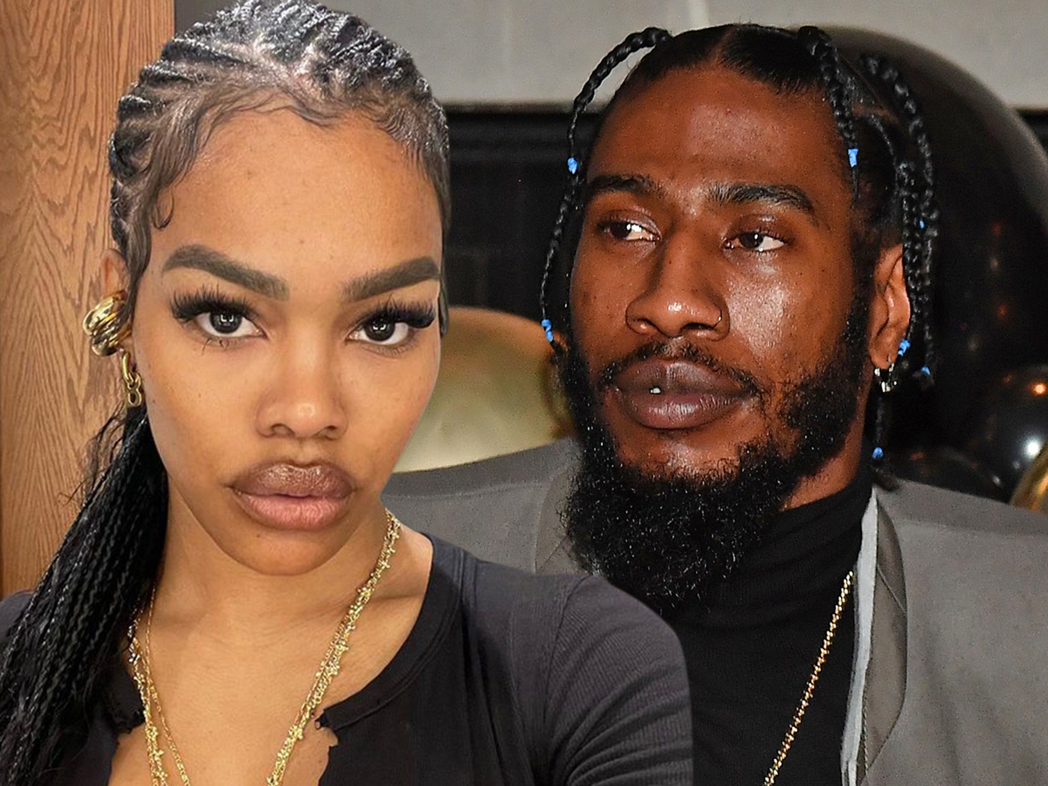 Teyana Taylor Claims Iman Shumpert is Under The Influence When Caring For  Kids, image size:2048x1536