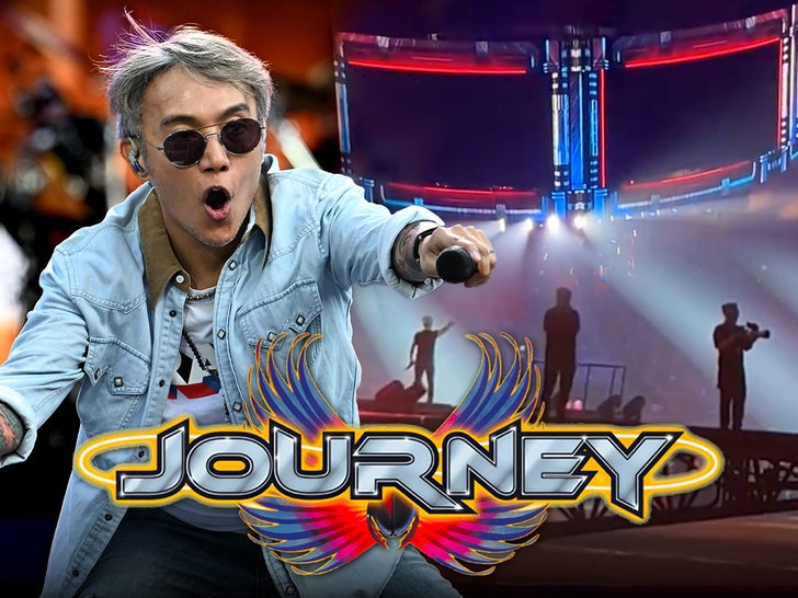 Journey Arnel Pineda glows from Main Getty X Composite