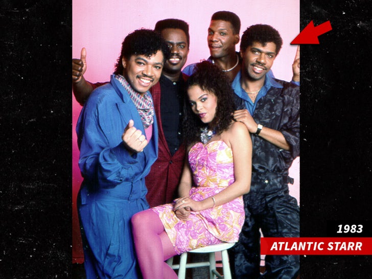 David Lewis, Jonathan Lewis, John Phillips, Wayne Lewis e Sharon Briant Atlantic Star Sar