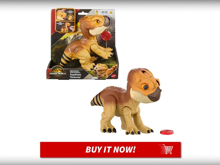 Mattel-Jurassic-World-Rebirth-Primal-Protetor-Aquilops-Dolores-Jurassico-Merch-Main