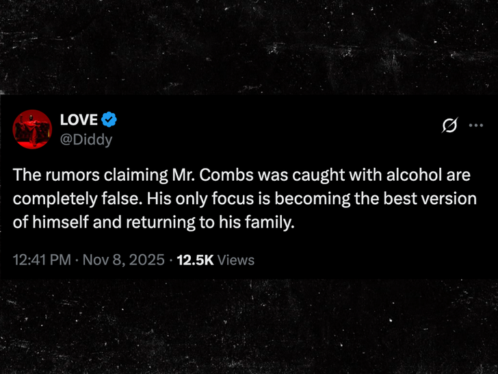 p diddy love tweet x