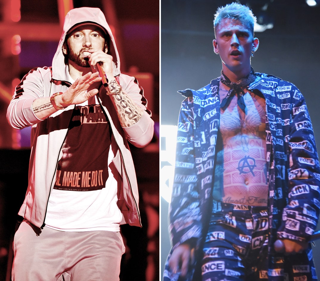Eminem (45) vs. Machine Gun Kelly (28)