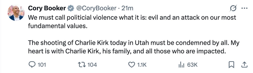 Politicians Reach To Charlie Kirk Shooting 2