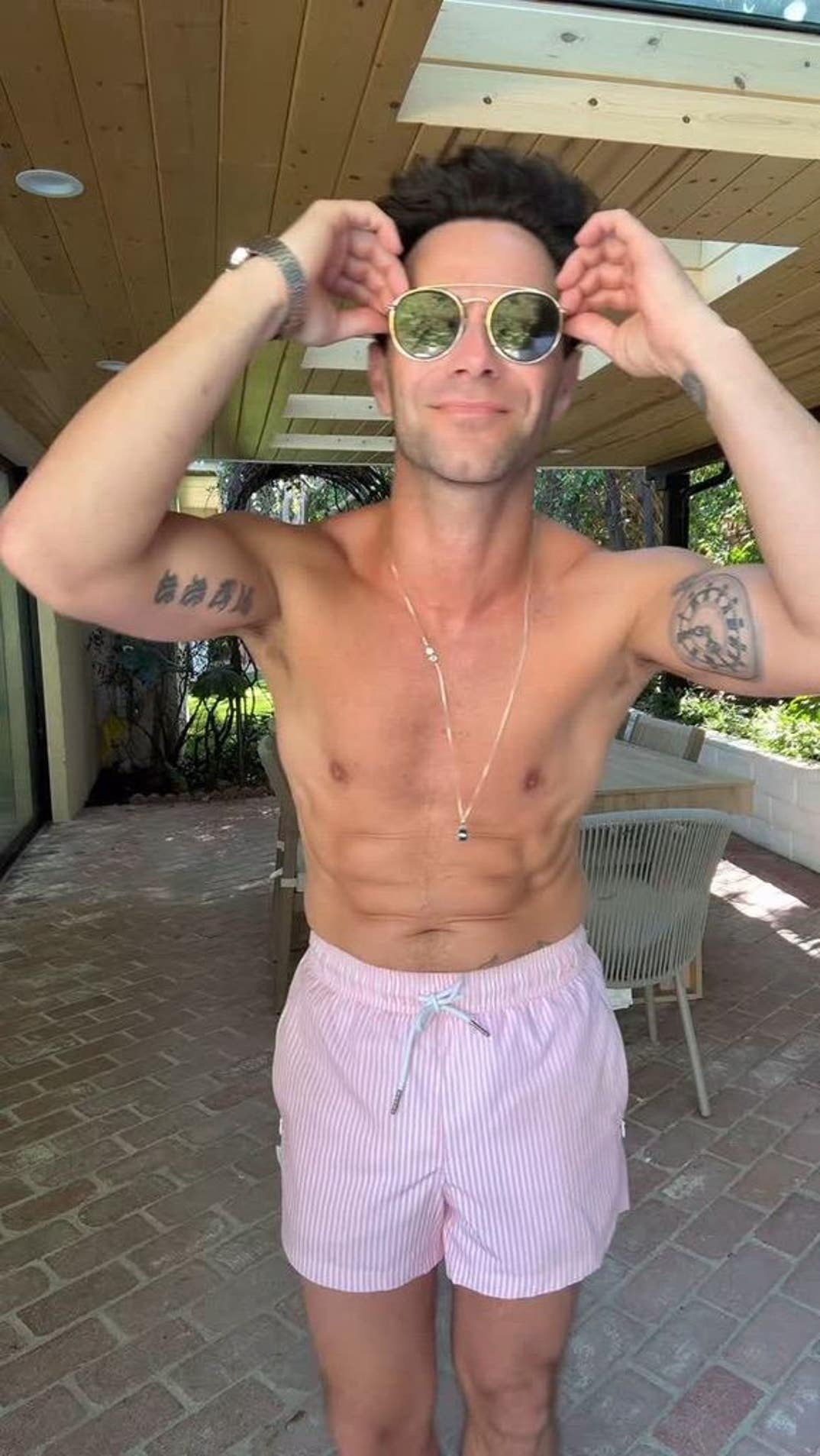 Sasha Farber Shirtless Shots 0