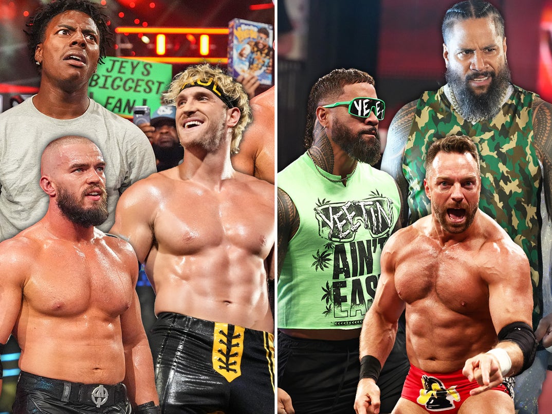 iShowSpeed, Logan Paul & Austin Theory vs. The Usos & LA Knight