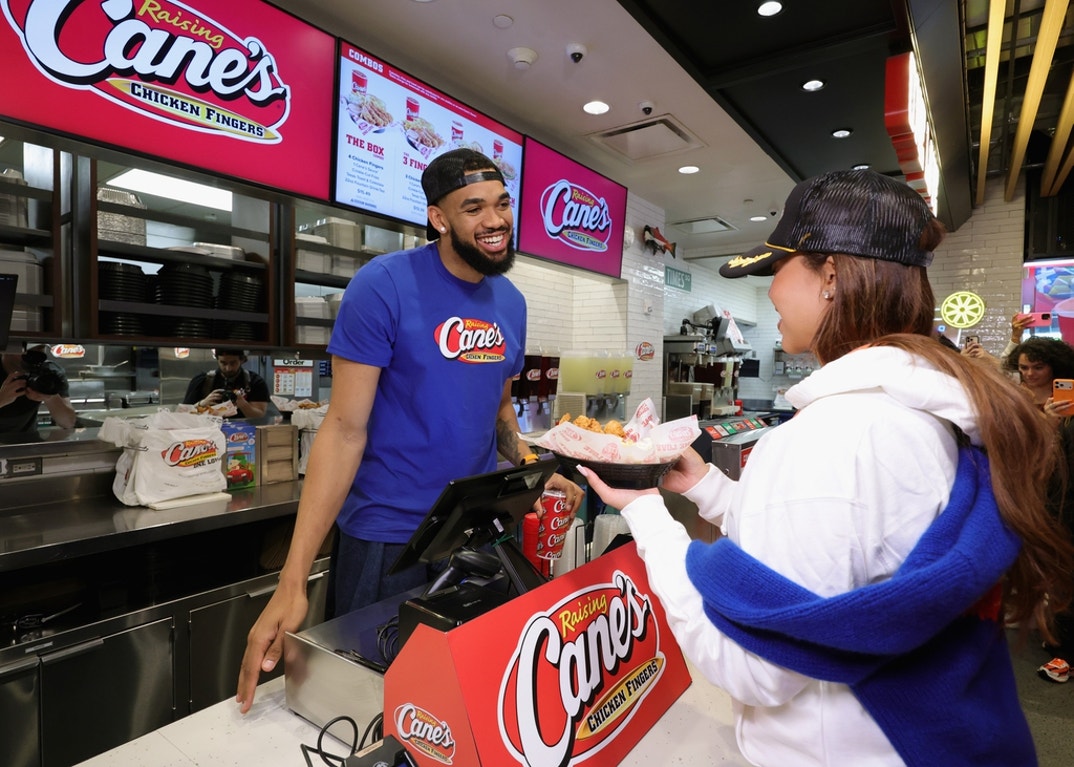 Karl-Anthony Towns Raising Canes 1