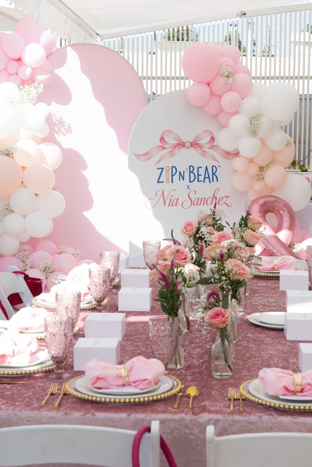 Nia Sanchez ZipnBear Breast Cancer Awareness Event 0