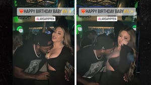 Marcus Jordan Smokes Hookah Through Larsa Pippen's Boobs In Birthday Tribute