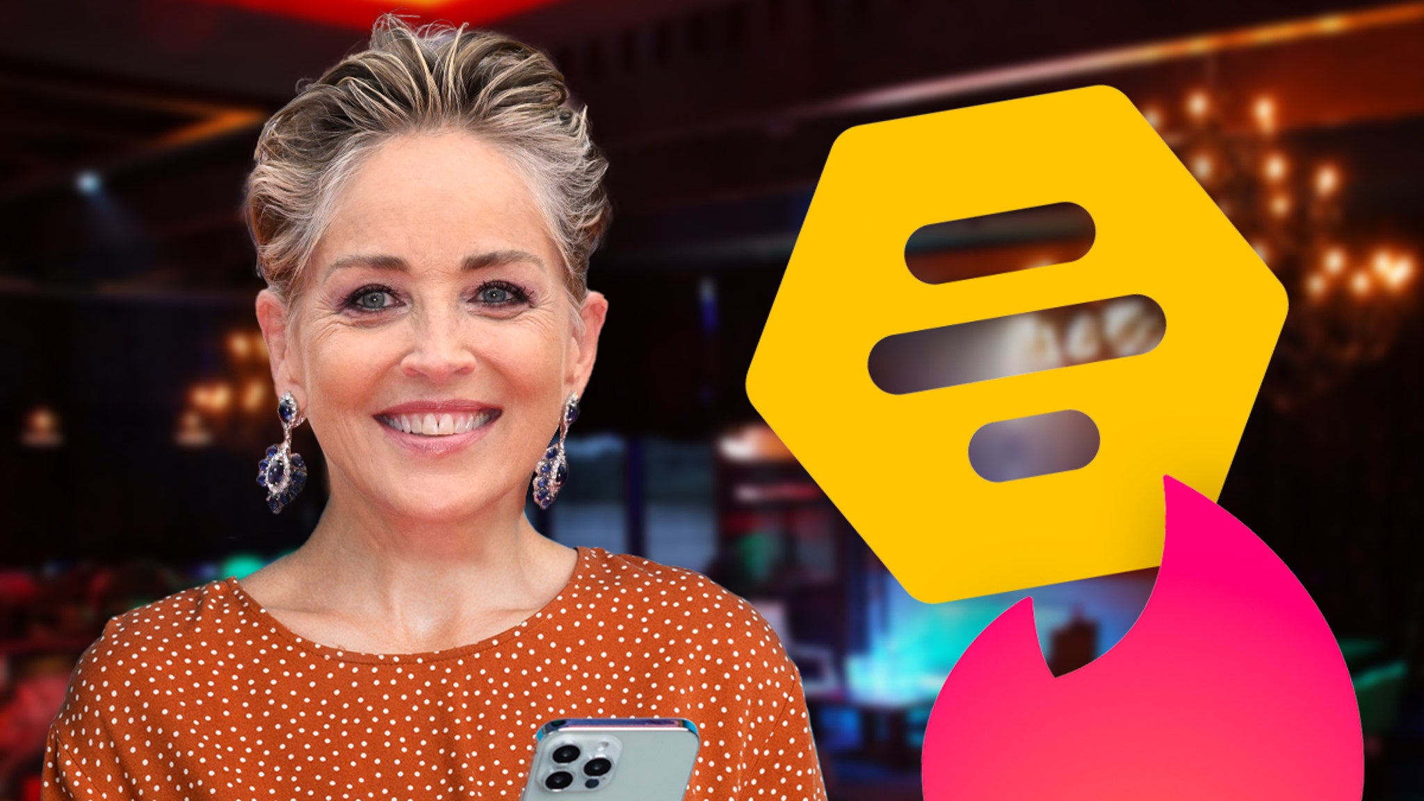Sharon Stone says she uses dating apps, details disastrous encounter