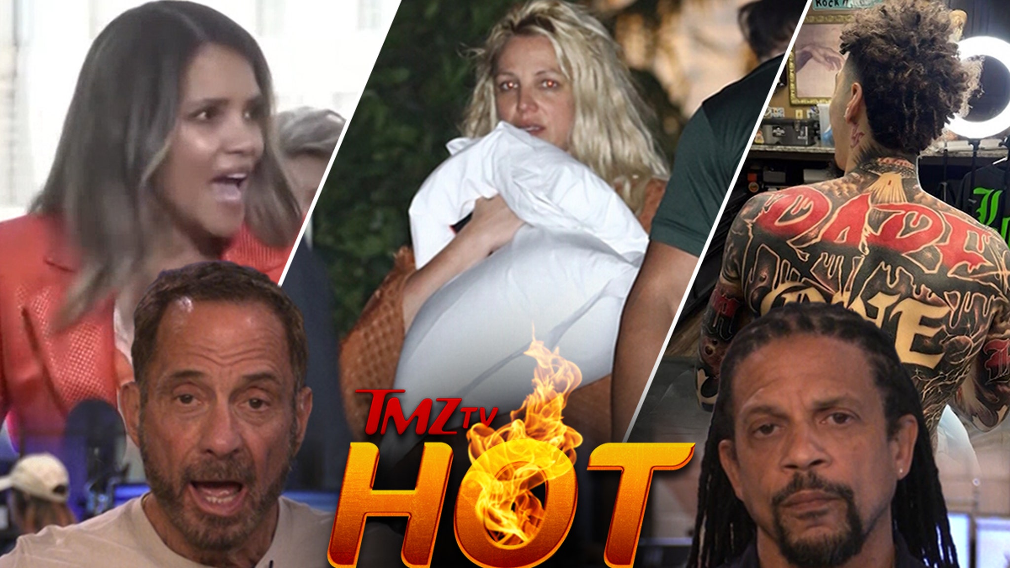 TMZ TV Hot Takes: Britney Spears Fight, Halle Berry, LaMelo Ball