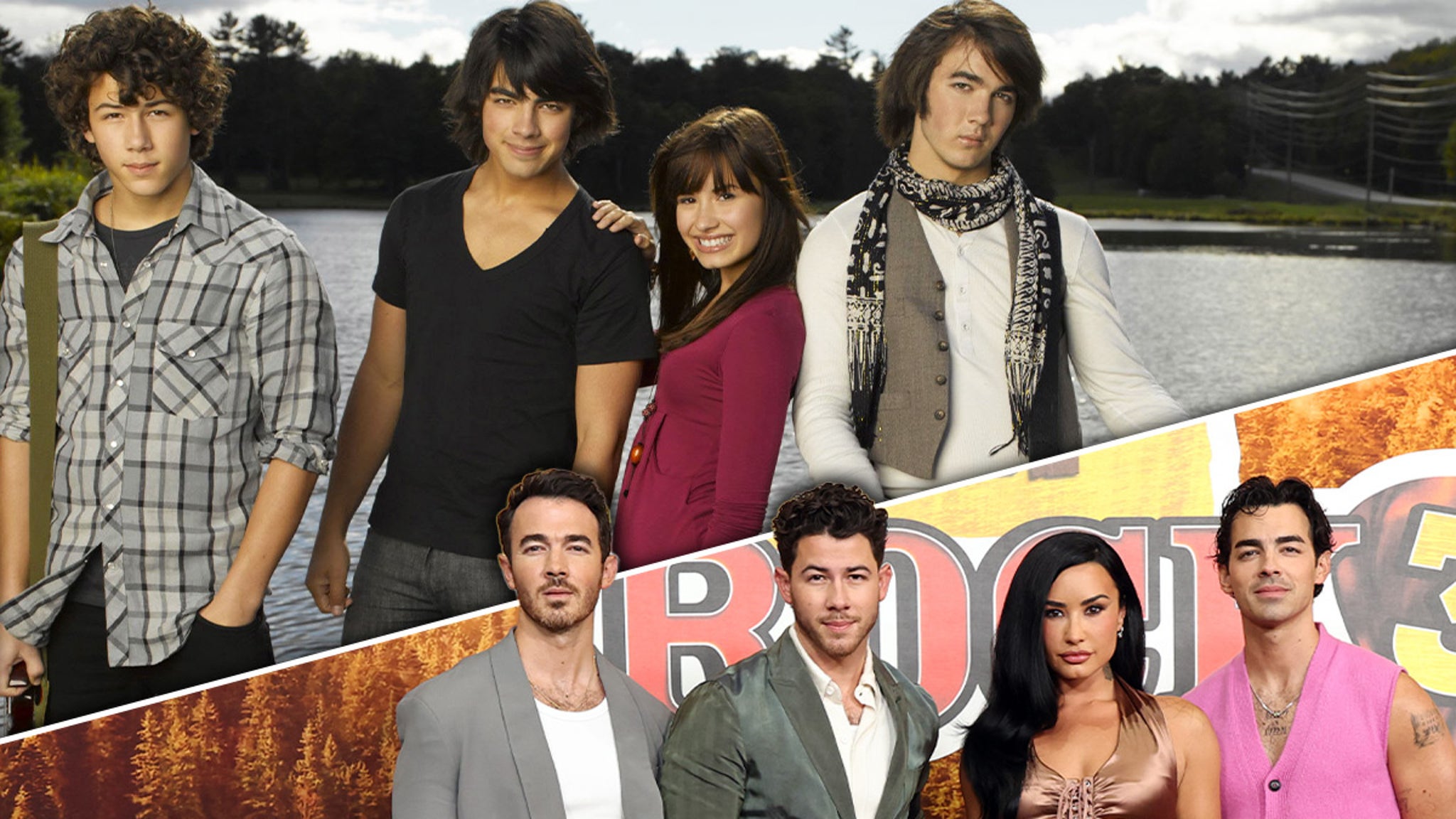 'Camp Rock 3' Then & Now -- Nick, Joe, Kevin Jonas, Demi Lovato