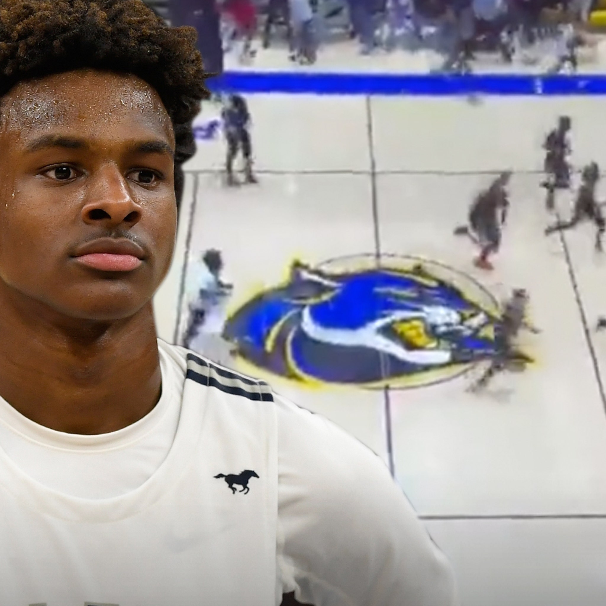 Bronny James, Sierra Canyon rushed off court during game due to gun scare 
