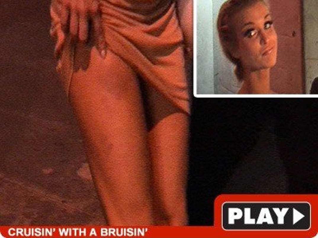 Joanna Krupa Lifts Up Skirt, Flashes