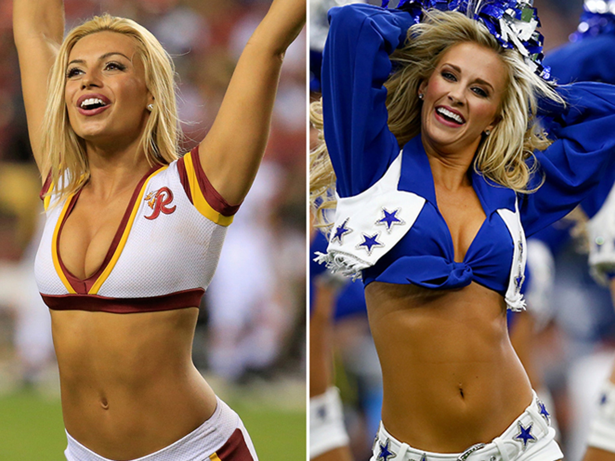 Cowboys vs. Redskins Cheerleaders -- Who'd You Rather?