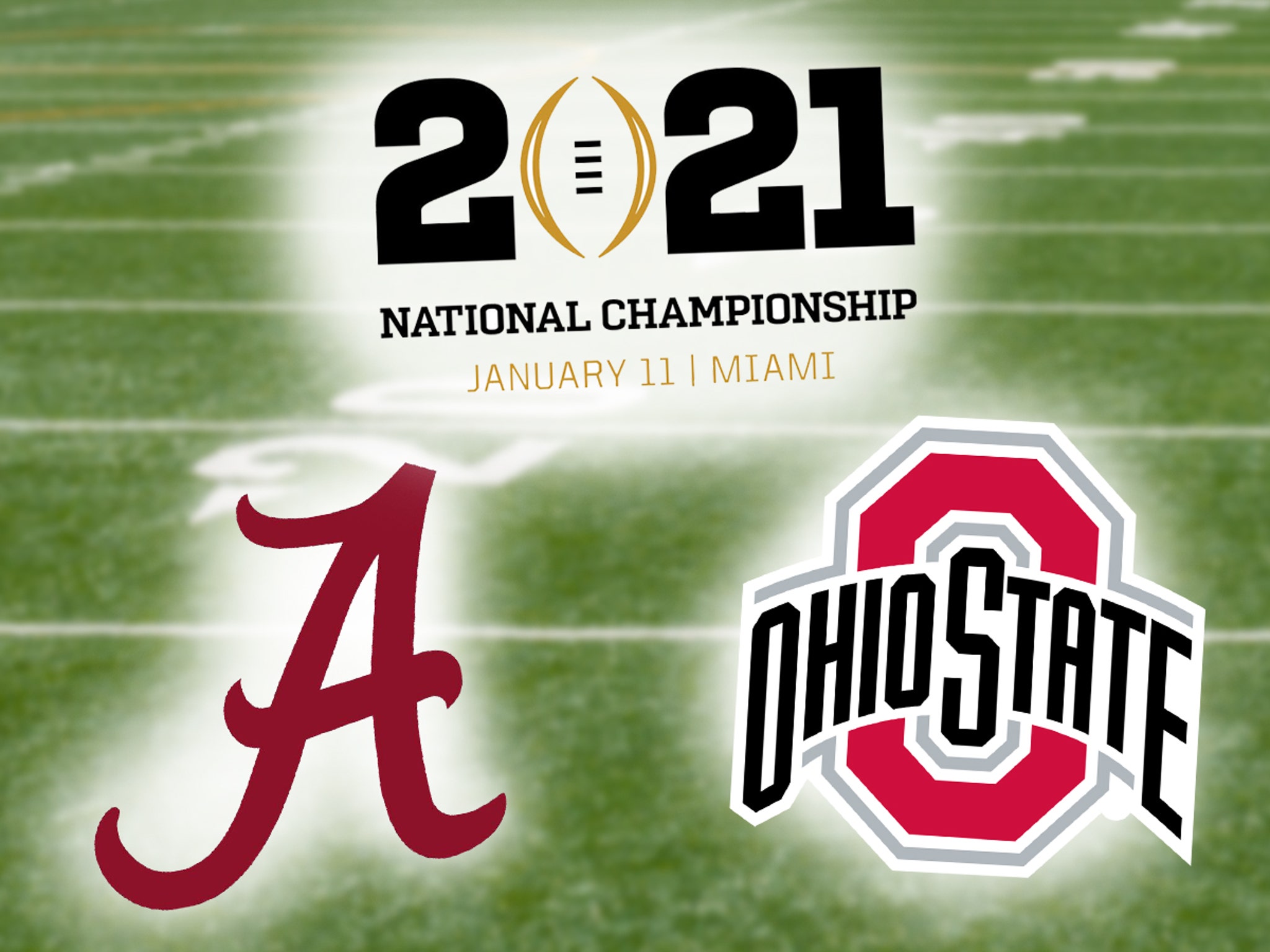 2021 CFP Championship game, January 11, OSU vs Alabama 