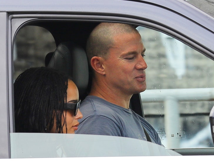 Channing Tatum and Zoe Kravitz pack up and leave town