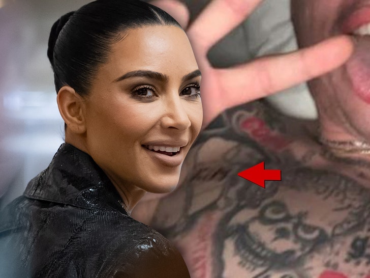 Kim Kardashian Says Pete Davidson Got Her Name Branded on His Chest