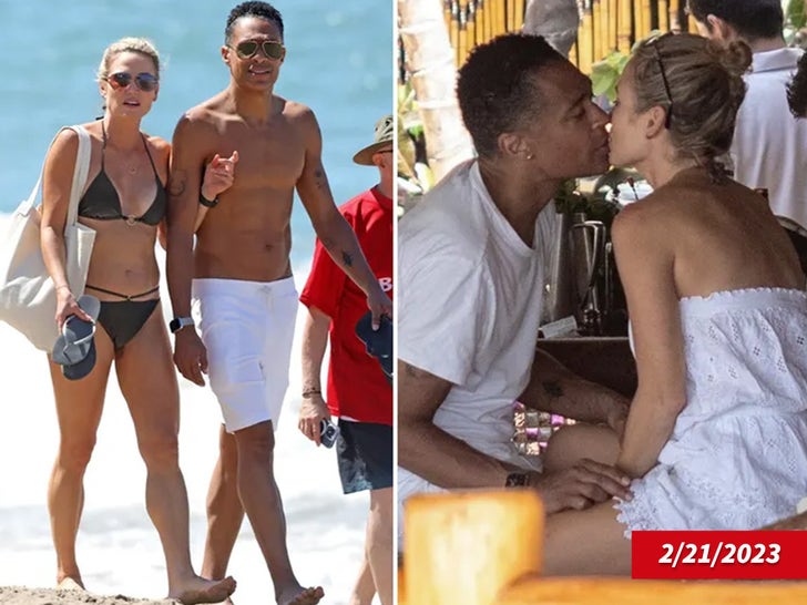 Amy Robach and T.J. Holmes -- PDA on Mexican Vacation