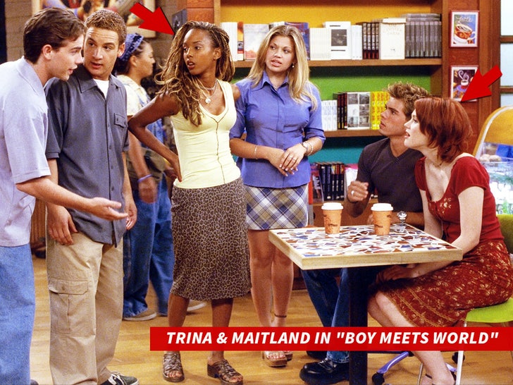 Maitland and Trina in "Boy Meets World"