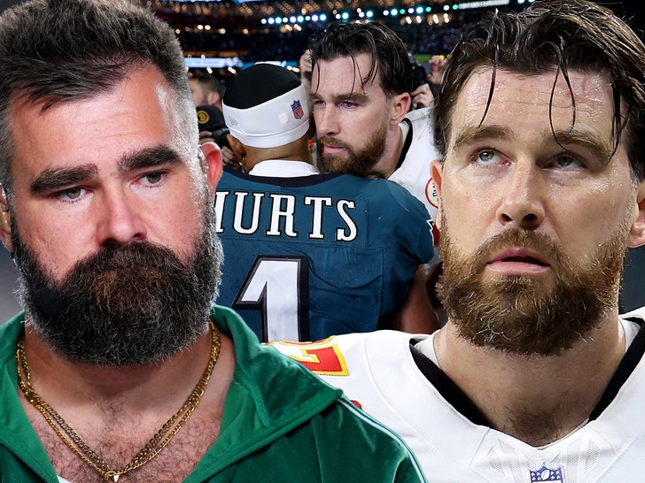 Jason Kelce Travis Kelce Super Bowl