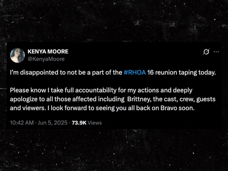 kenya moore tweet