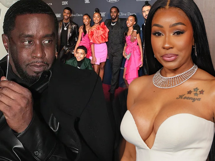 diddy yung miami family getty comp