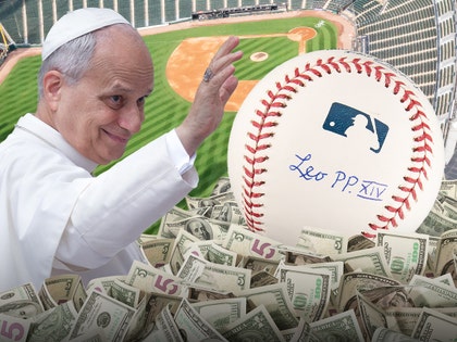 pope leo baseball rrauction getty 1