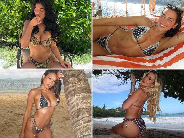 Polka Dot Bikini Babes