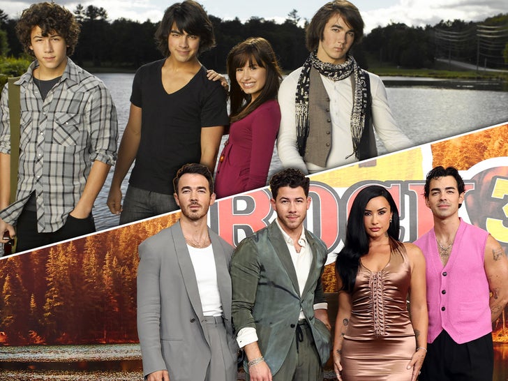'Camp Rock 3' Red Carpet -- The Jonas Brothers, Demi Lovato, More