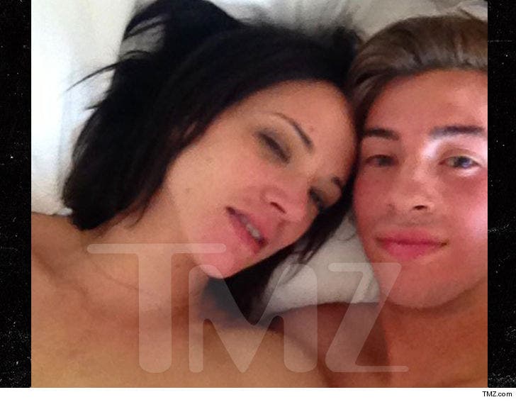 Asia Argento and 17-Year-Old Boy in Bed in Sexual Encounter
