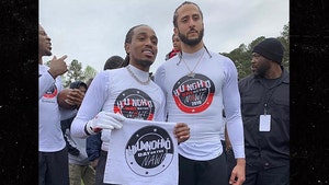 Colin Kaepernick Plays Football with Quavo for 2nd Annual Huncho Day
