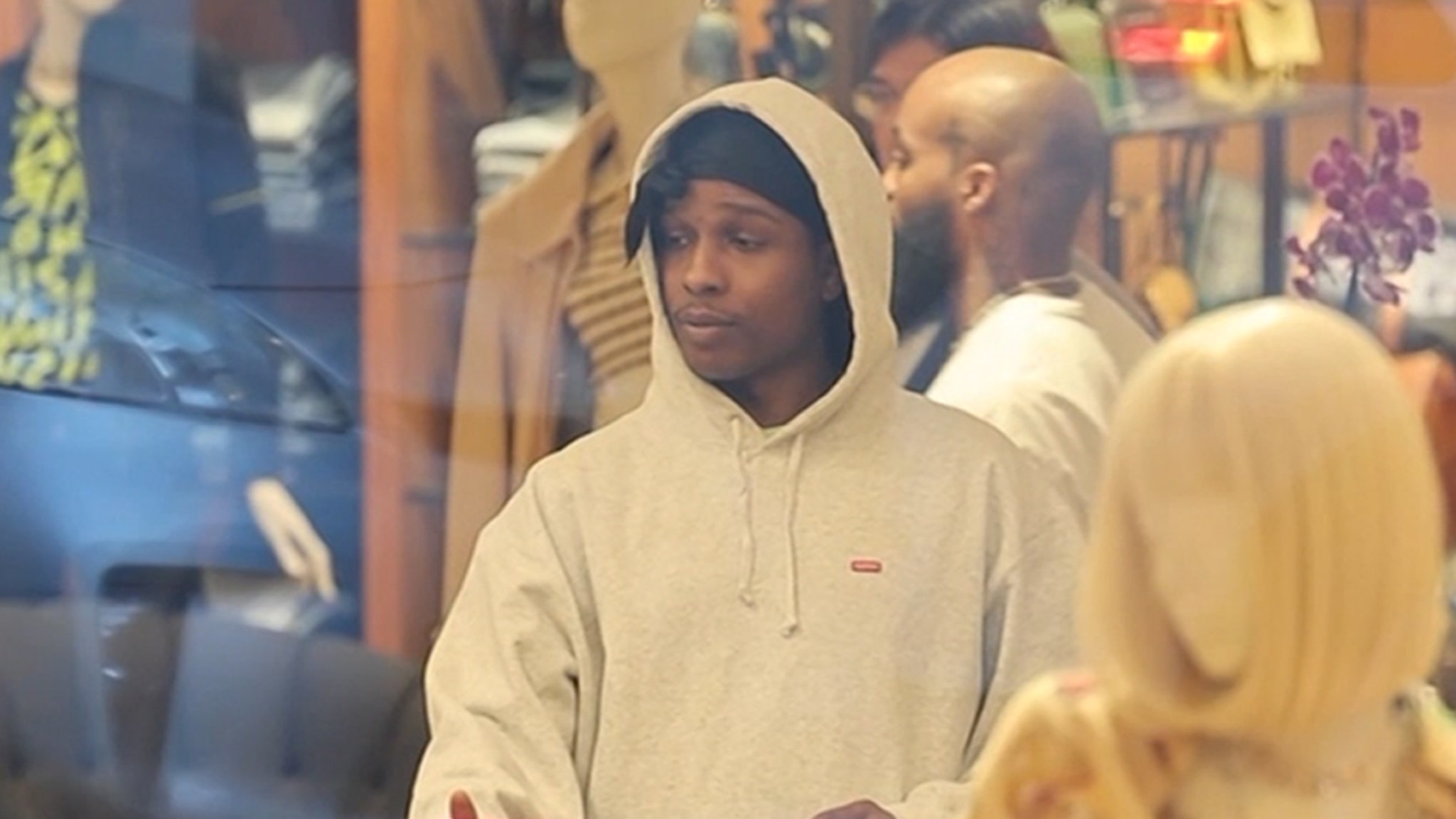 A$AP Rocky Seen Shopping in Beverly Hills, Likely for Birthday Girl Rihanna