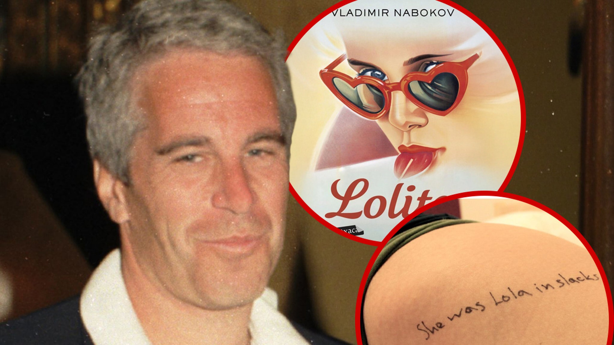 Creepy New Epstein Photos Feature ‘Lolita’ Quotes Written on Female’s Body Creepy New Epstein Photos Feature ‘Lolita’ Quotes Written on Female’s Body