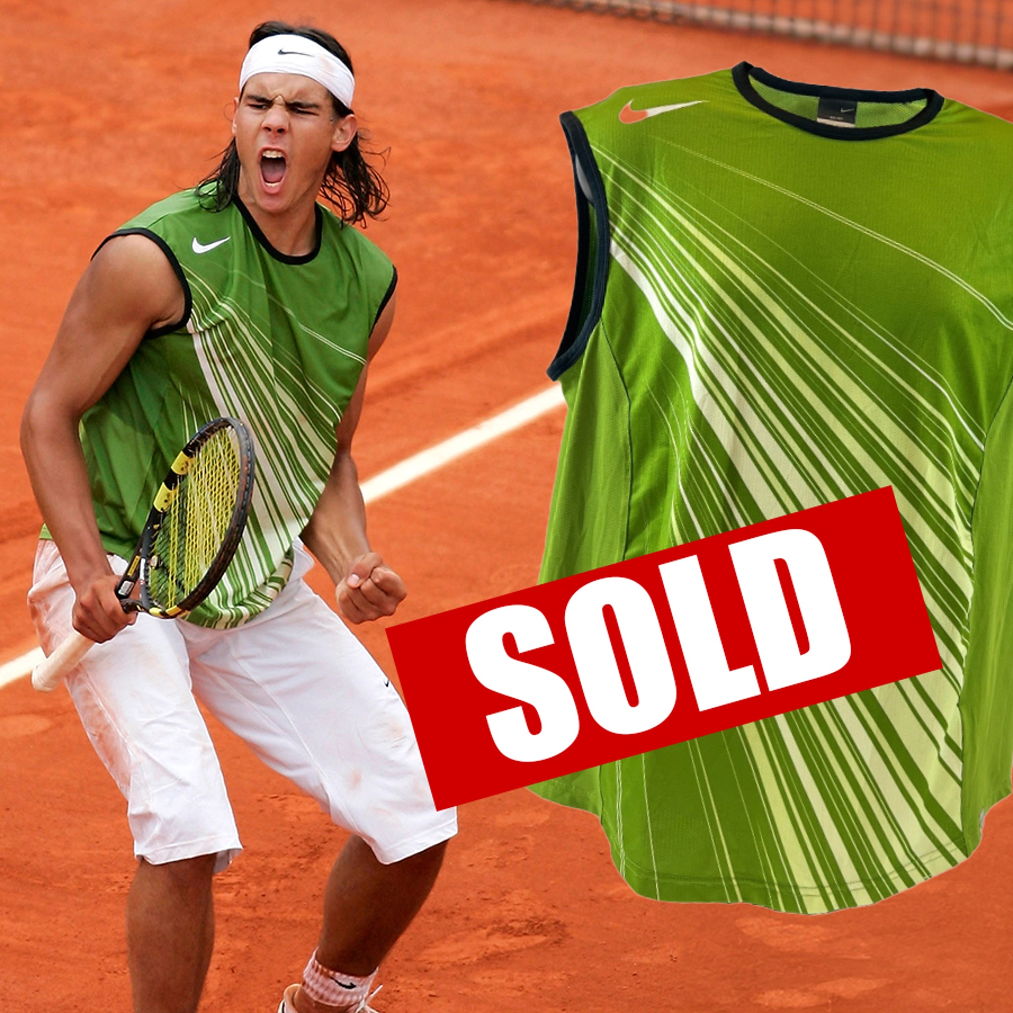 Rafael Nadal's '05 French Open Match Worn Shirt Sells For $113K At