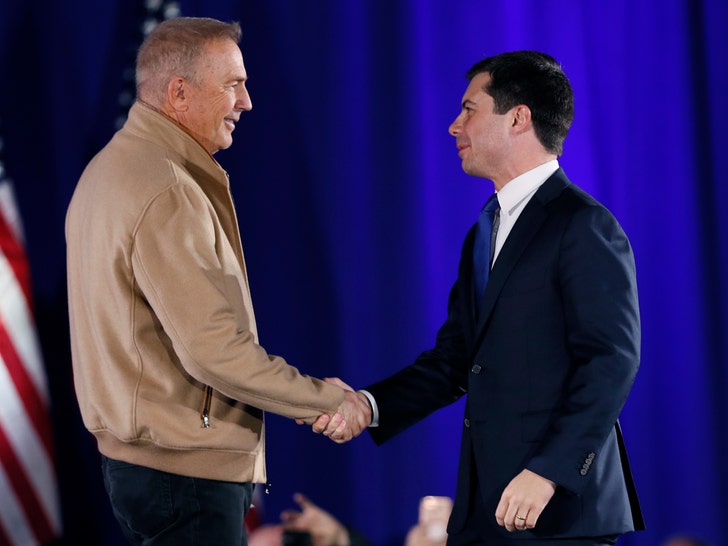 1222 kevin costner pete buttigieg AP